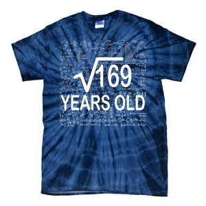 13th Birthday Square Root 169 Math Tie-Dye T-Shirt