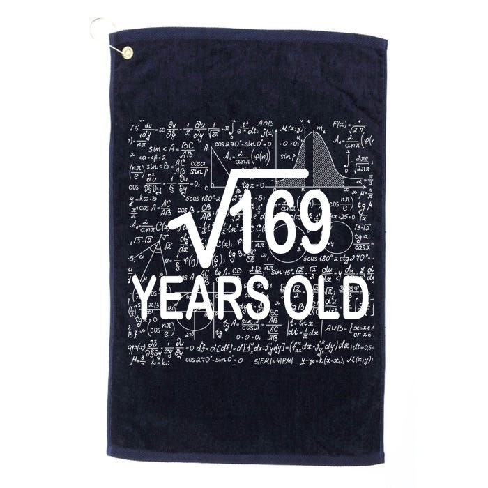 13th Birthday Square Root 169 Math Golf Towel