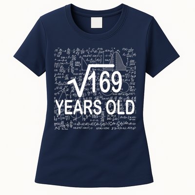 13th Birthday Square Root 169 Math Womens T-Shirt