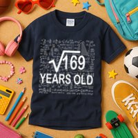 13th Birthday Square Root 169 Math Kids T-Shirt