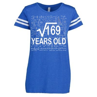 13th Birthday Square Root 169 Math Enza Ladies Jersey Football T-Shirt