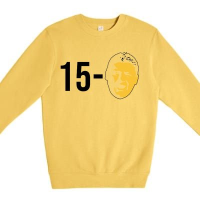 15-0 Louisiana Football Fans Premium Crewneck Sweatshirt