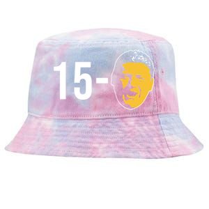 15-0 Louisiana Football Fans Tie-Dyed Bucket Hat