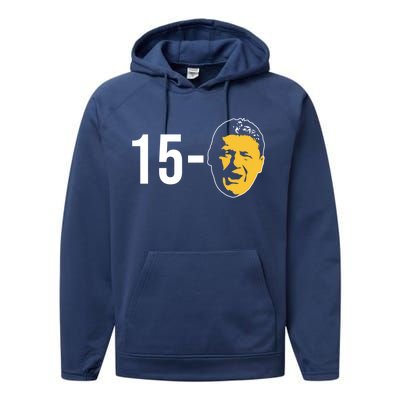 15-0 Louisiana Football Fans Performance Fleece Hoodie