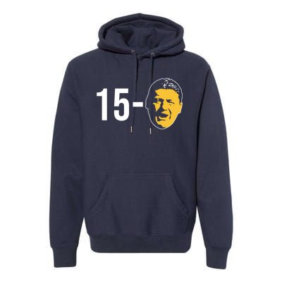 15-0 Louisiana Football Fans Premium Hoodie