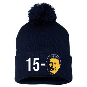 15-0 Louisiana Football Fans Pom Pom 12in Knit Beanie