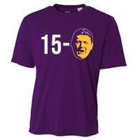 15-0 Louisiana Football Fans Cooling Performance Crew T-Shirt