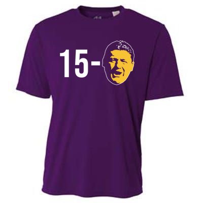 15-0 Louisiana Football Fans Cooling Performance Crew T-Shirt