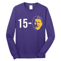 15-0 Louisiana Football Fans Long Sleeve Shirt