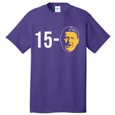 15-0 Louisiana Football Fans Tall T-Shirt