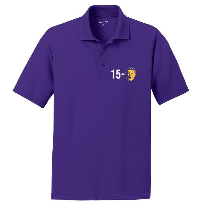 15-0 Louisiana Football Fans PosiCharge RacerMesh Polo