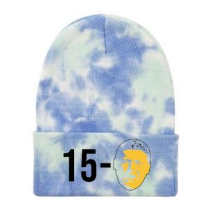 15-0 Louisiana Football Fans Tie Dye 12in Knit Beanie