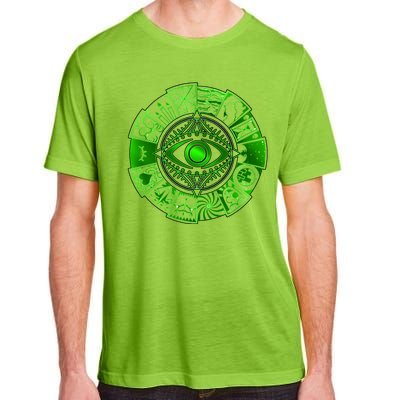 15 Fears Wheel Evil Green Eye Adult ChromaSoft Performance T-Shirt