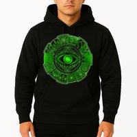 15 Fears Wheel Evil Green Eye Hoodie