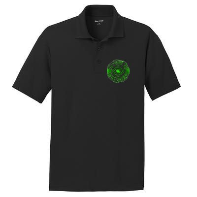 15 Fears Wheel Evil Green Eye PosiCharge RacerMesh Polo