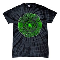 15 Fears Wheel Evil Green Eye Tie-Dye T-Shirt