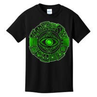 15 Fears Wheel Evil Green Eye Kids T-Shirt