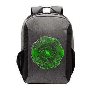 15 Fears Wheel Evil Green Eye Vector Backpack