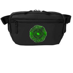 15 Fears Wheel Evil Green Eye Crossbody Pack