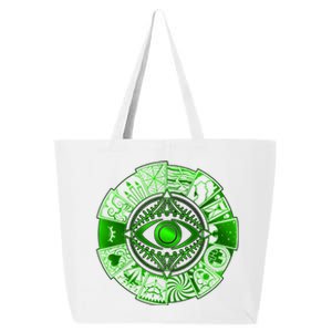 15 Fears Wheel Evil Green Eye 25L Jumbo Tote