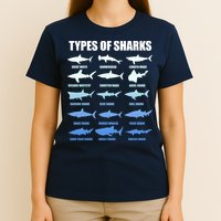 15 Types of Sharks T-Shirt