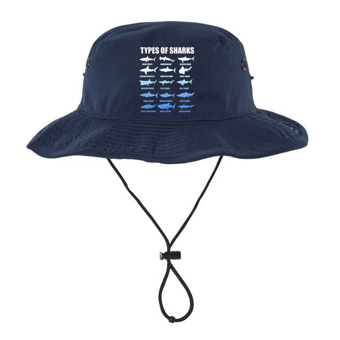 15 Types of Sharks Legacy Cool Fit Booney Bucket Hat