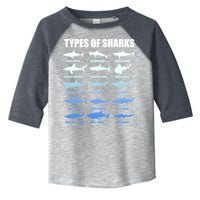 15 Types of Sharks Toddler Fine Jersey T-Shirt