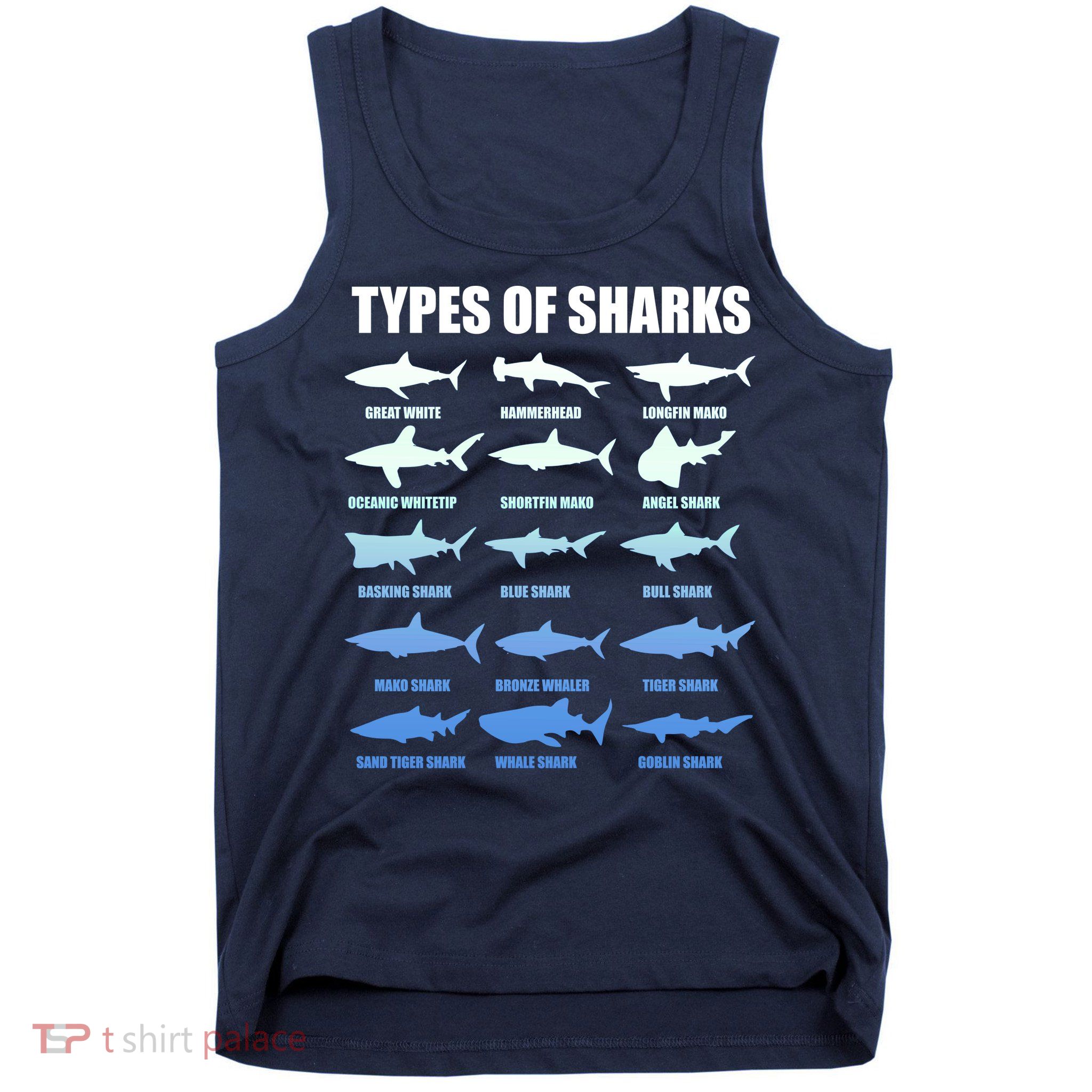 15 Types of Sharks Tank Top
