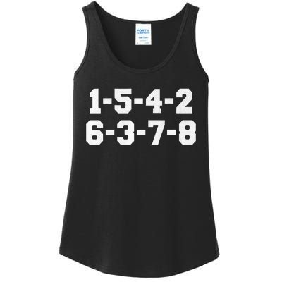 1 5 4 2 6 3 7 8 Ladies Essential Tank