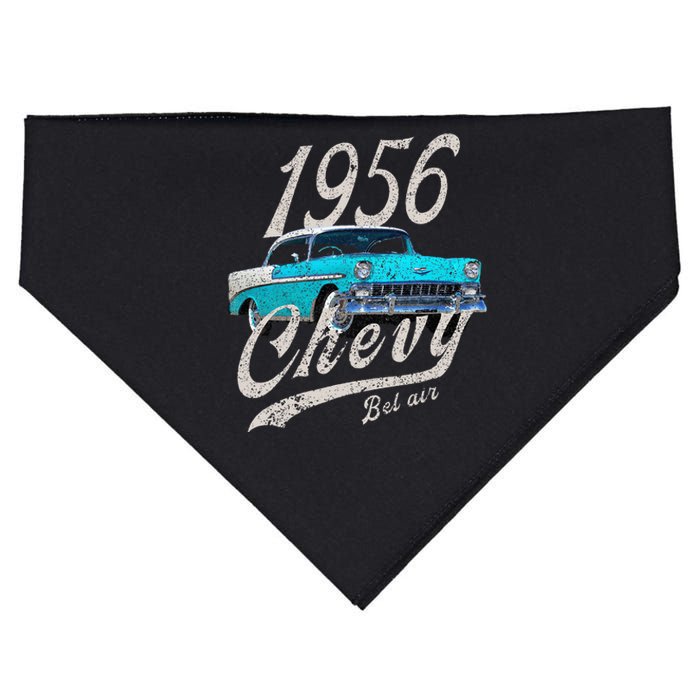 1956 56 90s Bel Air Blue USA-Made Doggie Bandana