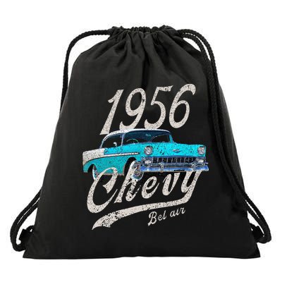 1956 56 90s Bel Air Blue Drawstring Bag