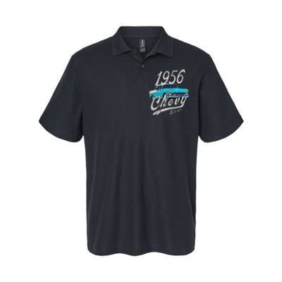 1956 56 90s Bel Air Blue Softstyle Adult Sport Polo