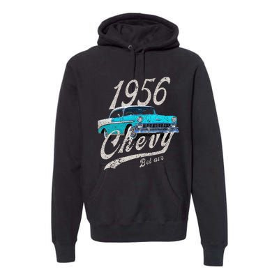 1956 56 90s Bel Air Blue Premium Hoodie