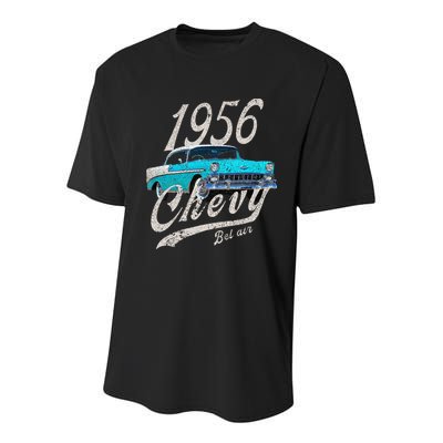 1956 56 90s Bel Air Blue Youth Performance Sprint T-Shirt