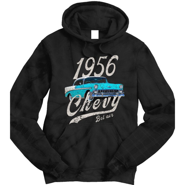 1956 56 90s Bel Air Blue Tie Dye Hoodie