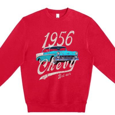 1956 56 90s Bel Air Blue Premium Crewneck Sweatshirt