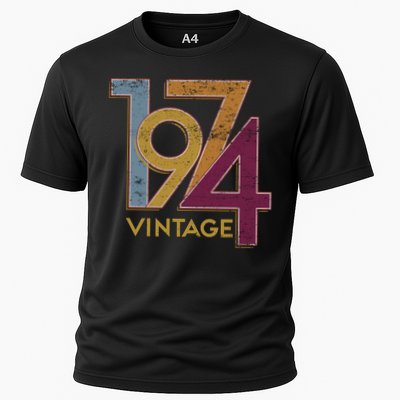 1974 50th Birthday Happy Birthday Vintage Performance Shirt
