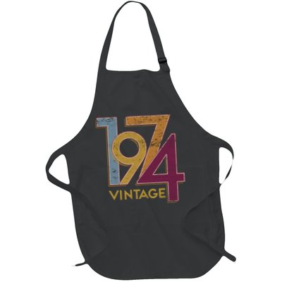 1974 50th Birthday Happy Birthday Vintage Apron