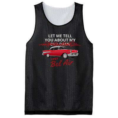 1957 57 Bel Air Let Me Tell You About My Mesh Reversible Basketball Jersey Tank