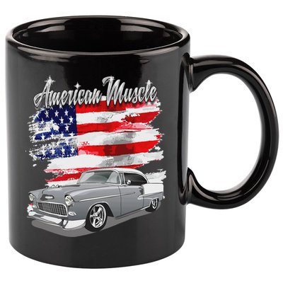 1955 55 Bel Air Classic Vintage Muscle Car 11oz C Handle Ceramic Mug