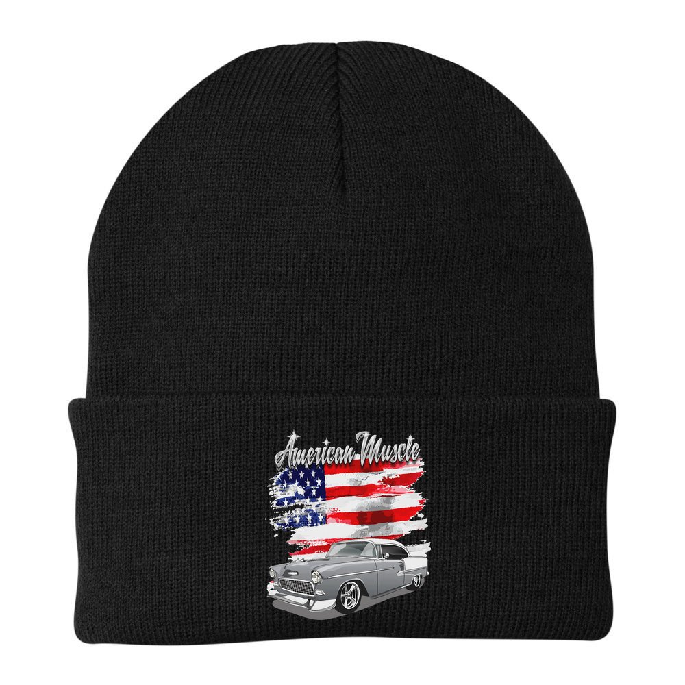 1955 55 Bel Air Classic Vintage Muscle Car Beanie