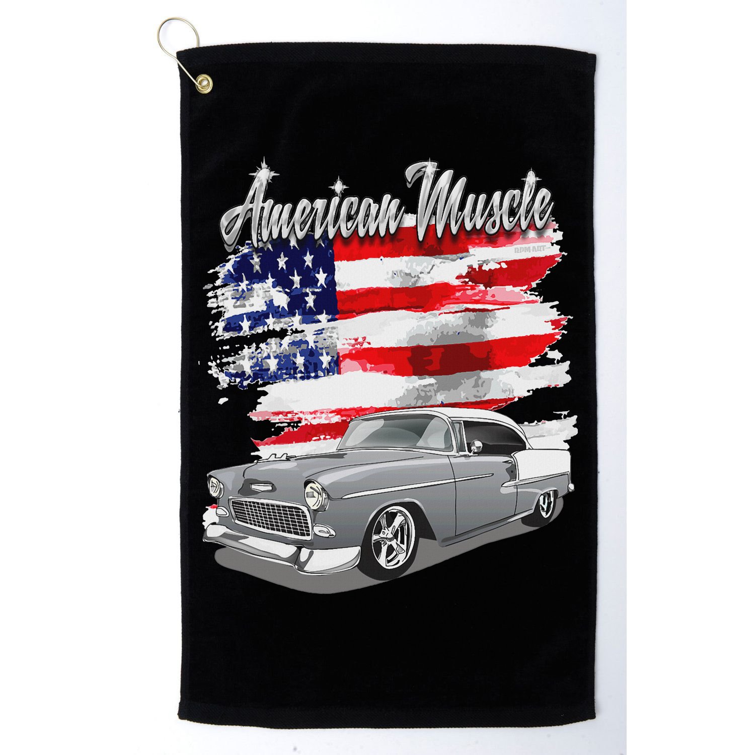 1955 55 Bel Air Classic Vintage Muscle Car Golf Towel
