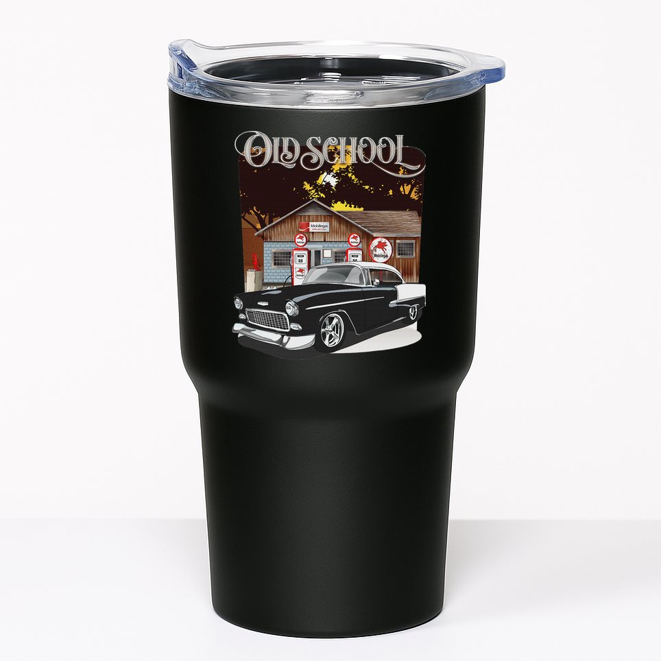 1955 55 Bel Air Classic Vintage Muscle Car Old School Tumbler