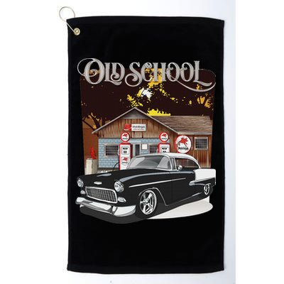 1955 55 Bel Air Classic Vintage Muscle Car Old School Golf Towel