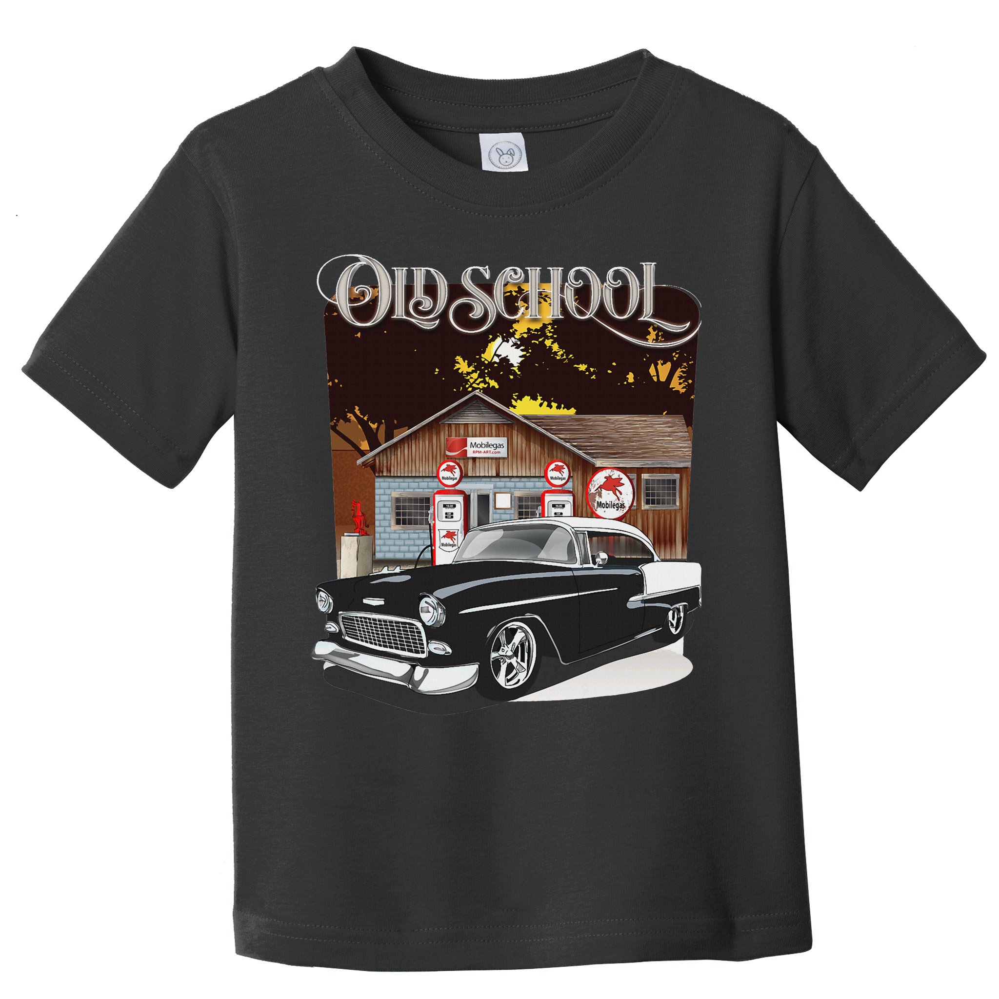 1955 55 Bel Air Classic Vintage Muscle Car Old School Toddler T-Shirt