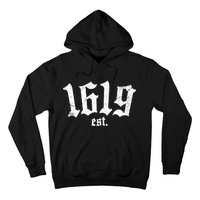 1619 Established African American Vintage Hoodie