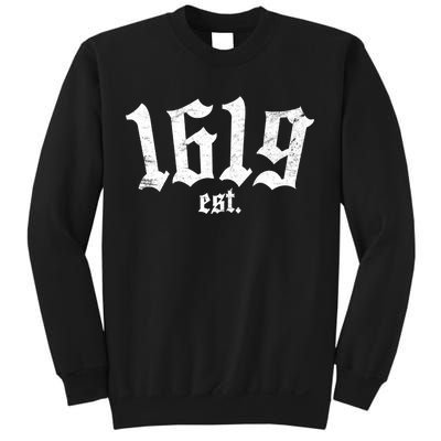 1619 Established African American Vintage Sweatshirt