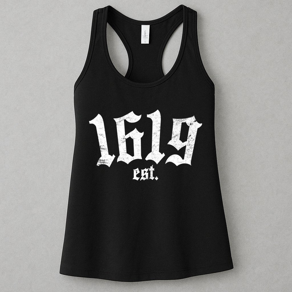 1619 Established African American Vintage Womens Tank Top
