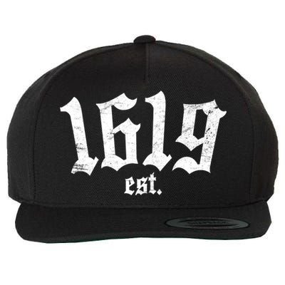 1619 Established African American Vintage Wool Snapback Cap