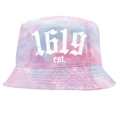 1619 Established African American Vintage Tie-Dyed Bucket Hat